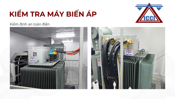 Hình ảnh kiểm tra máy biến áp Hình ảnh kiểm tra máy biến áp